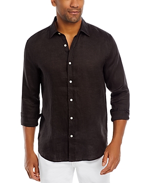 The Men's Store At Bloomingdale's Linen Regular Fit Button Down Shirt - 100% Exclusive In Brown