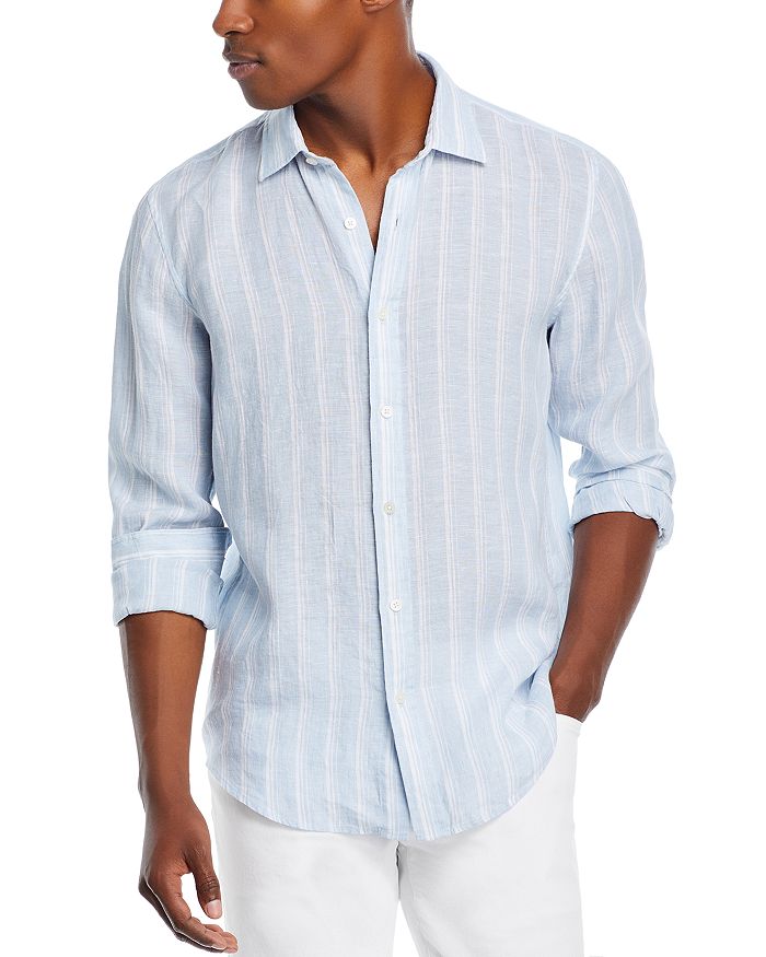 The Men's Store at Bloomingdale's Linen Regular Fit Button Down Shirt ...