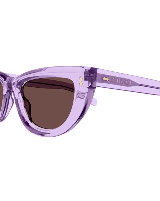 Rivetto Cat Eye Sunglasses, 51mm