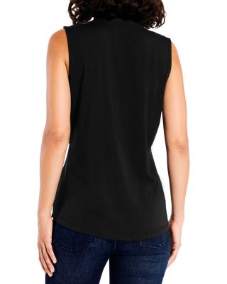 Ruffled Around Sleeveless Top