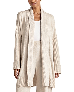 Splendid Ophelia Rib Cardigan In Oat Heather