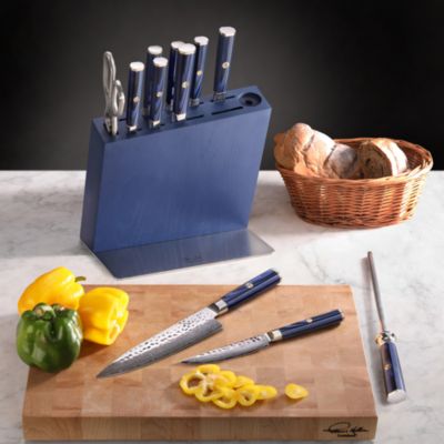 Kita Blue 12-Piece Knife Block Set