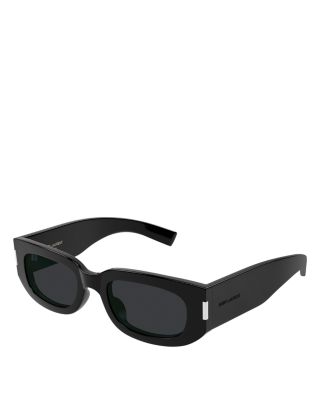 SAINT LAURENT - Bold Corner Angle Oval Sunglasses, 51mm
