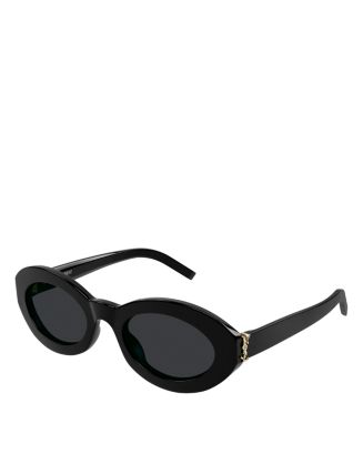 SAINT LAURENT Monogram Hinge Oval Sunglasses, 52mm  display picture 1