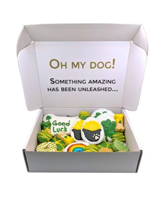 Good Luck Themed Dog Treats Gift Box