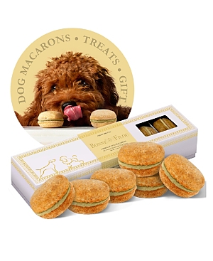 Bonne Et Filou Creme Brulee Dog Macarons, 6 Count