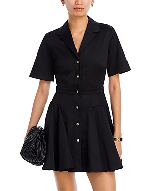 Jason Wu Collection Silk Shirt Dress In Black