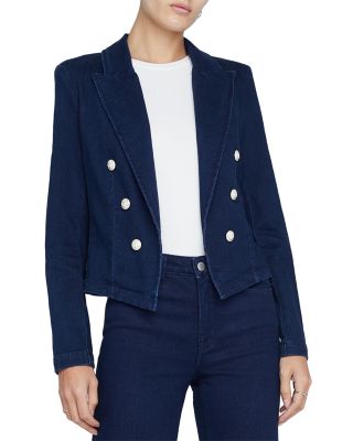 L'AGENCE - Wayne Open Front Denim Blazer