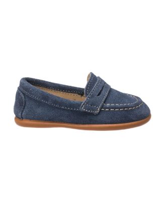  Unisex Suede Penny Loafer