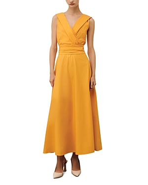 Shop Marella Galizia Sleeveless Dress In Orange