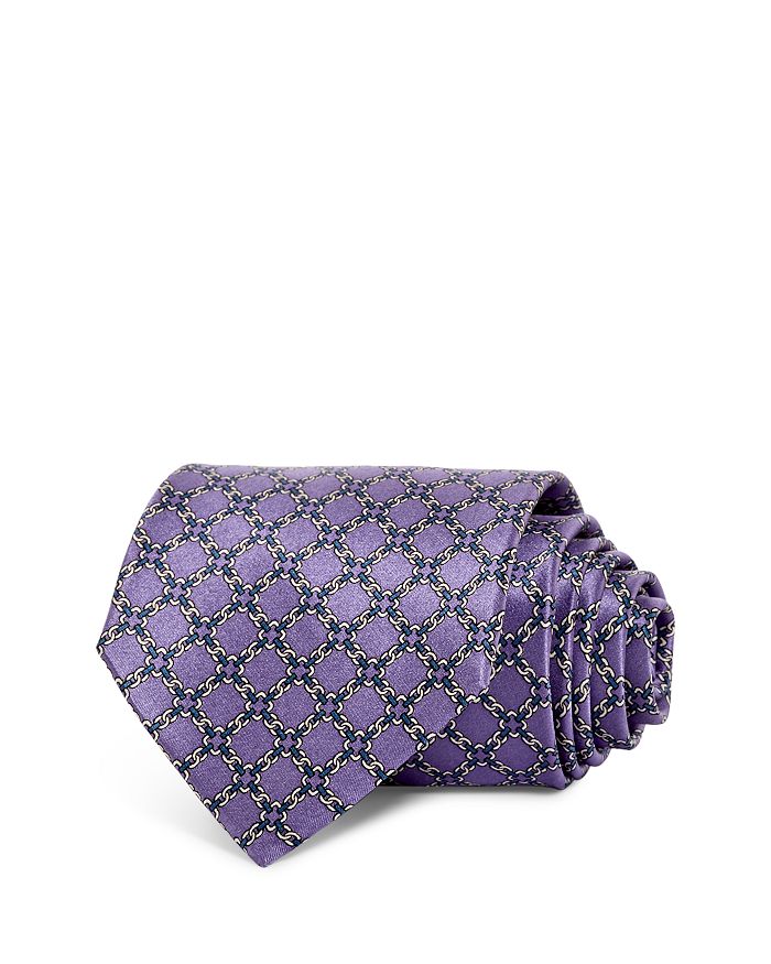 The Men's Store at Bloomingdale's Chainlink Medallion Silk Classic Tie ...