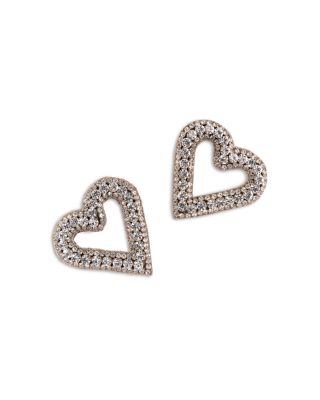 Deepa by Deepa Gurnani Beaded Heart Earrings
