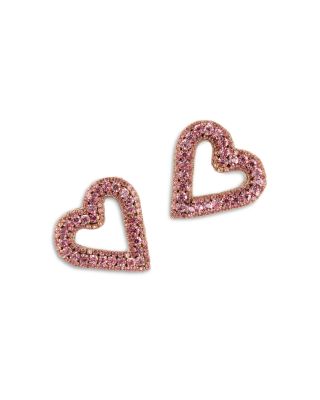 Deepa by Deepa Gurnani Beaded Heart Earrings