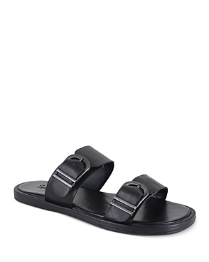 Shop Splendid Women's Farrin Slip On Buckled Slide Sandals In Black