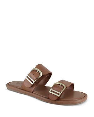 Splendid Women's Farrin Slip On Buckled Slide Sandals