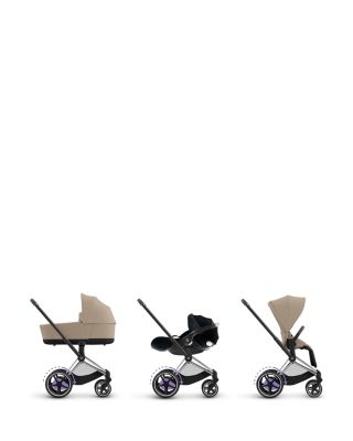 e-PRIAM 2 Smart Stroller in Chrome/Brown