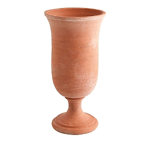 Global Views Villa Chalice Compote Terracotta, Large
