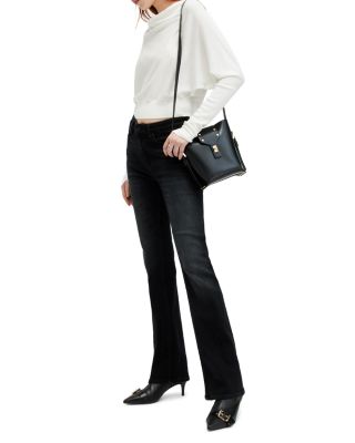 Ridley Cowl Neck Cropped Sweater