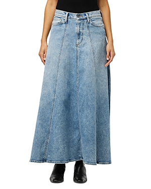 Shop Joe's Jeans The Amelia Denim Maxi Skirt In Going Nowhere