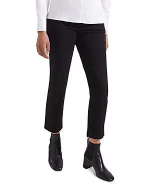 Hobbs London Iva Straight Cropped Jeans in Black