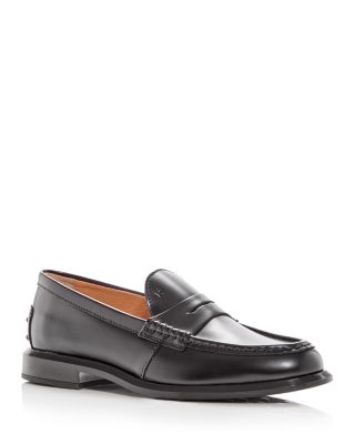Tod's Leather Classic Penny Loafers In Black