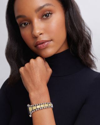 Smart Caviar Stainless Steel 18K Gold Apple™ Watch Bracelet, 42-44mm