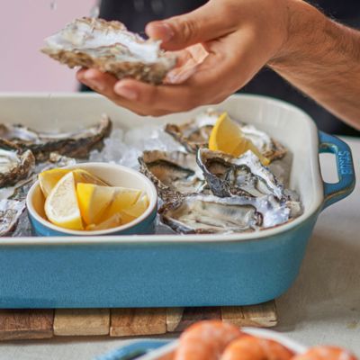 3 Pc Rectangular Stoneware Bakers Set