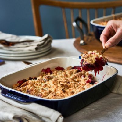3 Pc Rectangular Stoneware Bakers Set