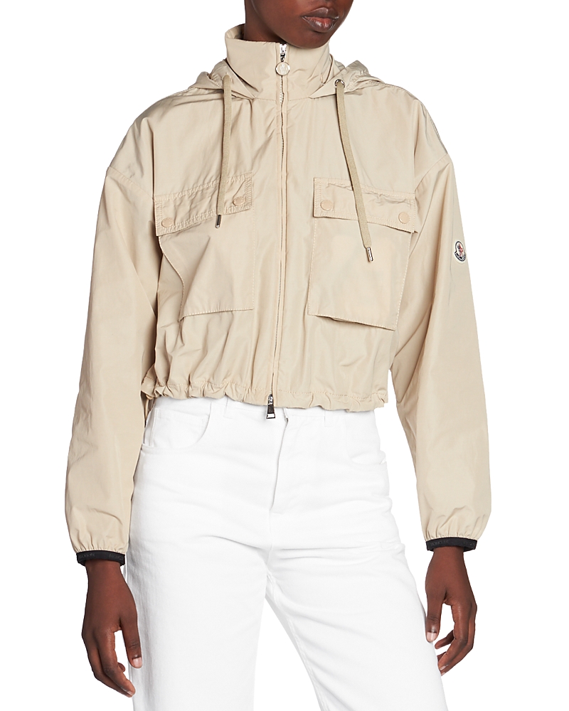 Moncler Leda Hooded Cropped Parka