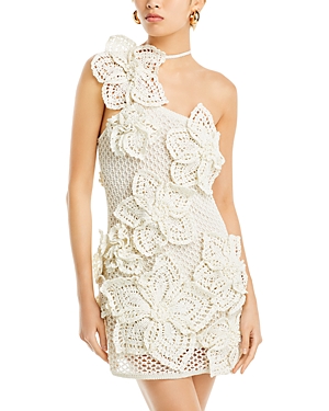 Shop Cult Gaia Kendria Crochet Dress In Off White