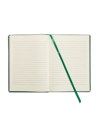 Pebbled Leather Lined Journal