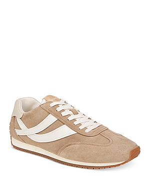 Shop Vince Men's Oasis Runner-m Lace Up Sneakers In New Camel/white
