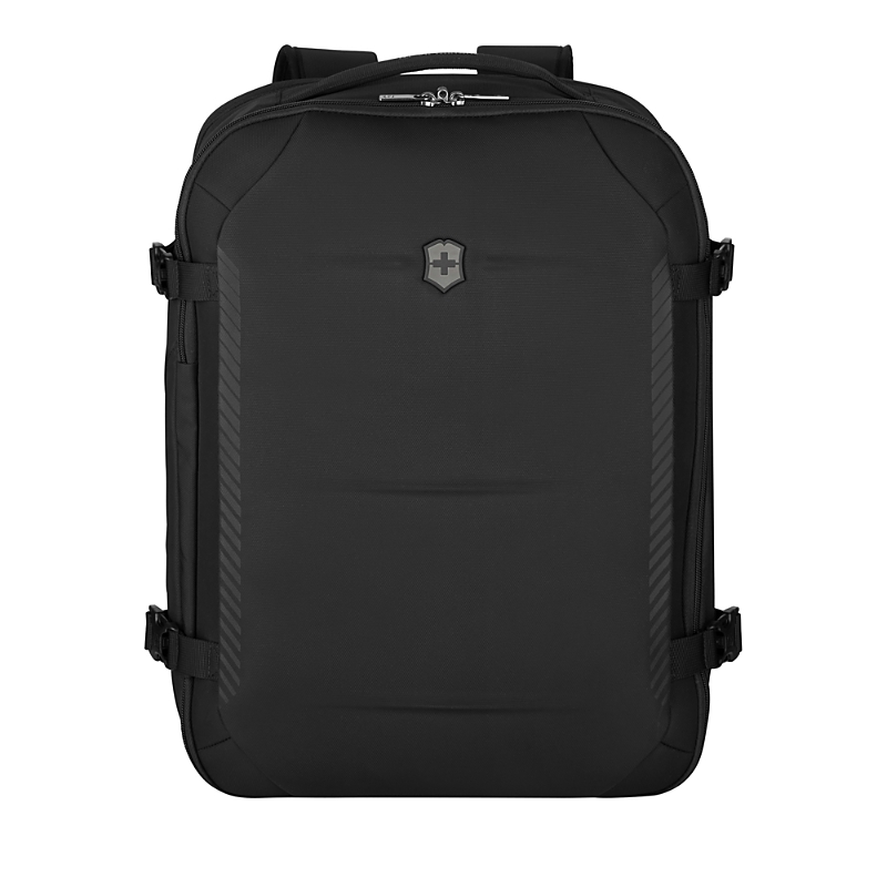 Victorinox Womens Black Crosslight Brand-badge Zip-through Recycled-polyester Boarding Bag In Black