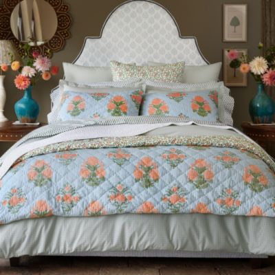 John Robshaw - Bipin Tangerine Quilt, King