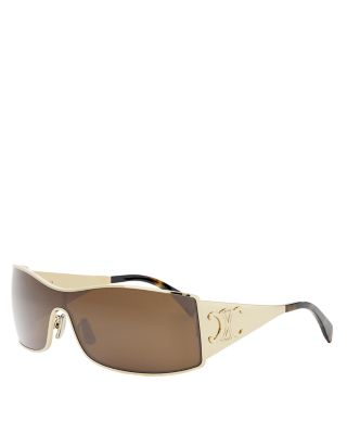 CELINE - Maxi Metal Triomphe Mask Sunglasses, 165 mm