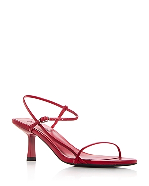 Shop Jeffrey Campbell Women's Gallery Strappy High Heel Sandals In Red