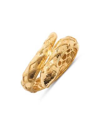 Capucine De Wulf Earth Goddess Serpentina Bangle Bracelet in 18K Gold Plated