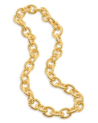 Victoria Chain Necklace in 18K Gold Plated, 18"