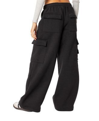 Edikted Wide Leg Cargo Sweatpants | Bloomingdale's