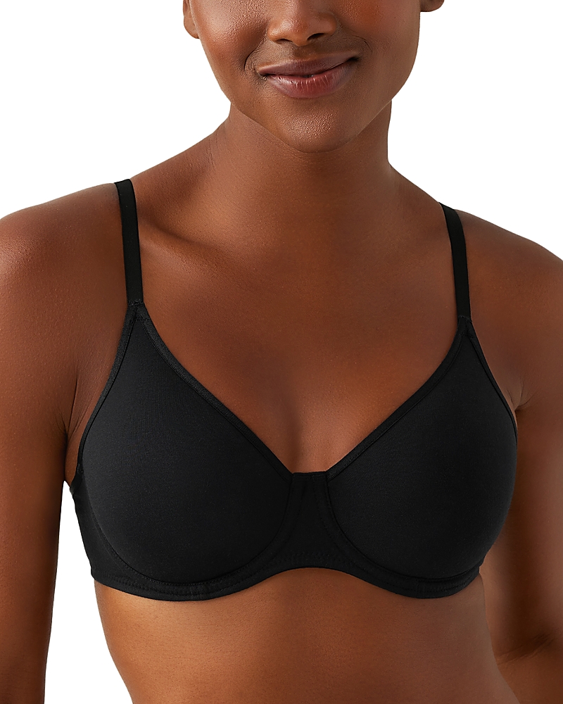 B.tempt'd By Wacoal Cotton To A Tee Underwire Unlined Bra In Night
