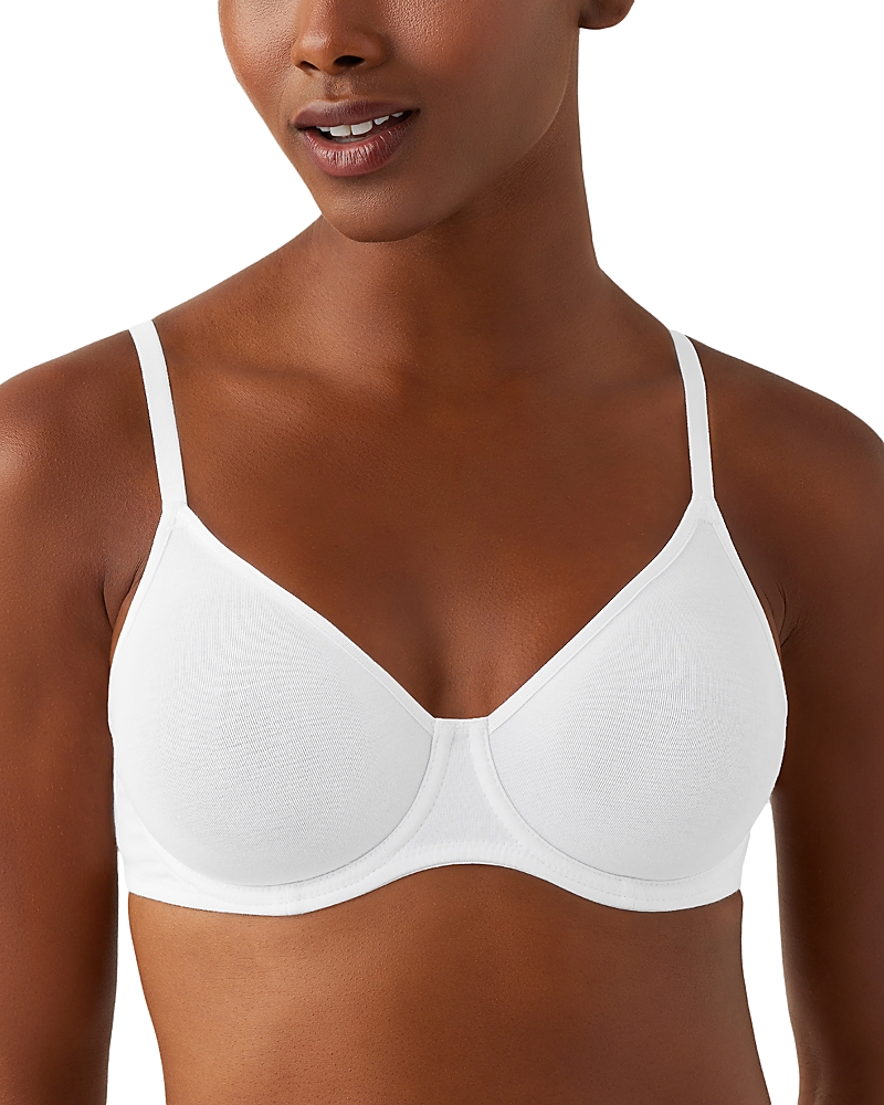 B.tempt'd By Wacoal Cotton To A Tee Underwire Unlined Bra In White