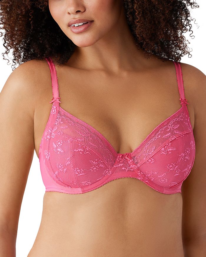 Shop Wacoal Lifted In Luxury Underwire Bra In Hot Pink