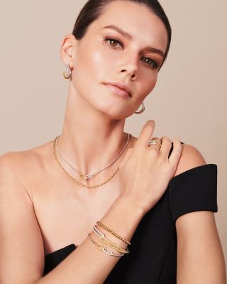 Caviar Gold Collection 18K Gold Beaded Bracelet, 4mm