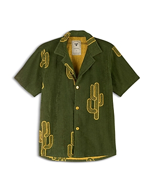 Shop Oas Mezcal Cuba Terry Shirt In Green