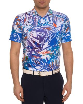 Robert Graham - Messina Nylon Blend Classic Fit Polo Shirt