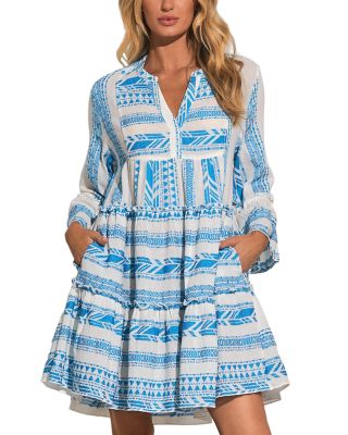 Elan - Printed Tiered Dress