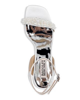 Women's Calida Square Toe Adorned High Heel Platform Sandals