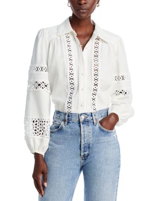 Ameri　CHEMICAL LACE OVER SHIRT Ameri（アメリ）の「CHEMICAL LACE OVER SHIRT（シャツ/ブラウス