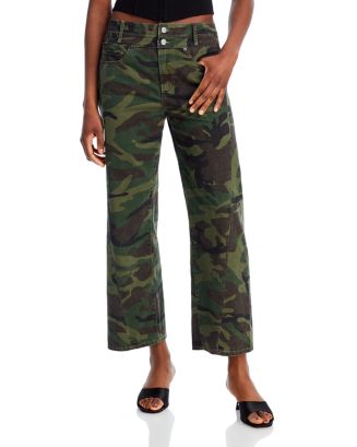 AQUA Camouflage Flare Pants - 100% Exclusive | Bloomingdale's