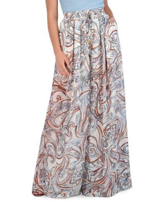 Bcbgmaxazria Printed Wide Leg Pants
